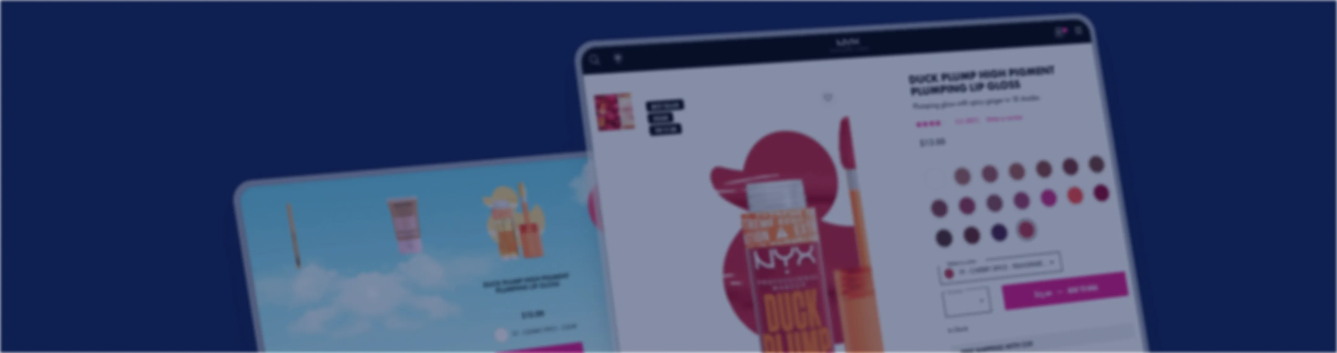 Custom eCommerce Website for Nordic Markets – nyxcosmetics-nordics baner