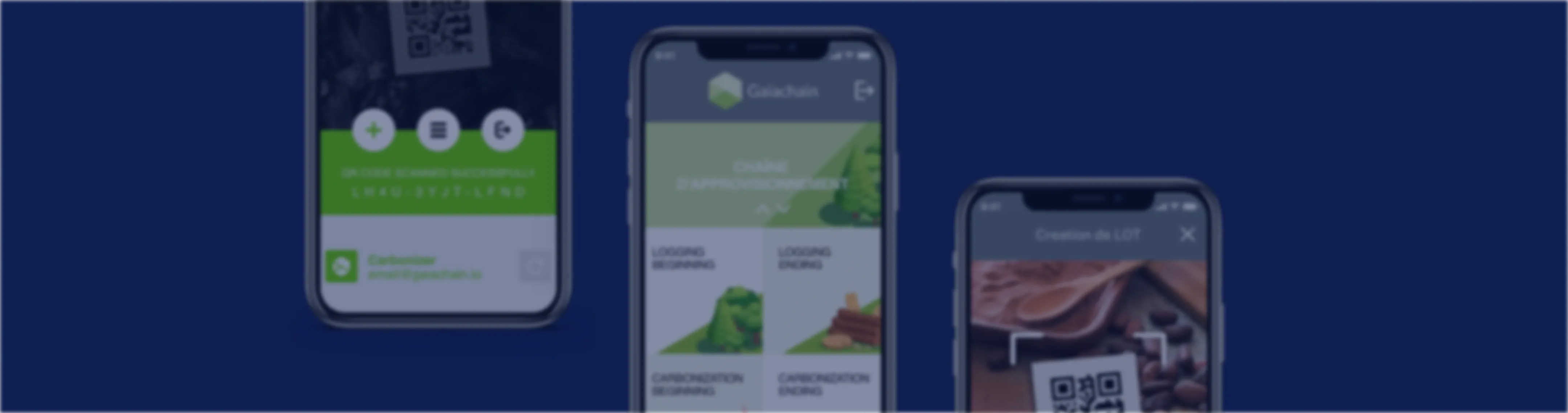 Gaiachain – Blockchain-based Supply Chain Monitoring & Security baner