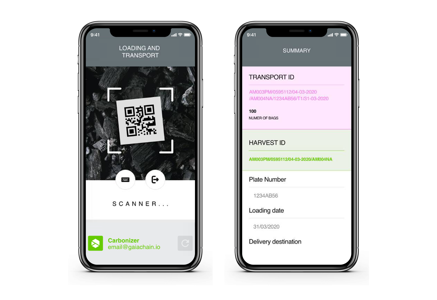Gaiachain QR Code Feature