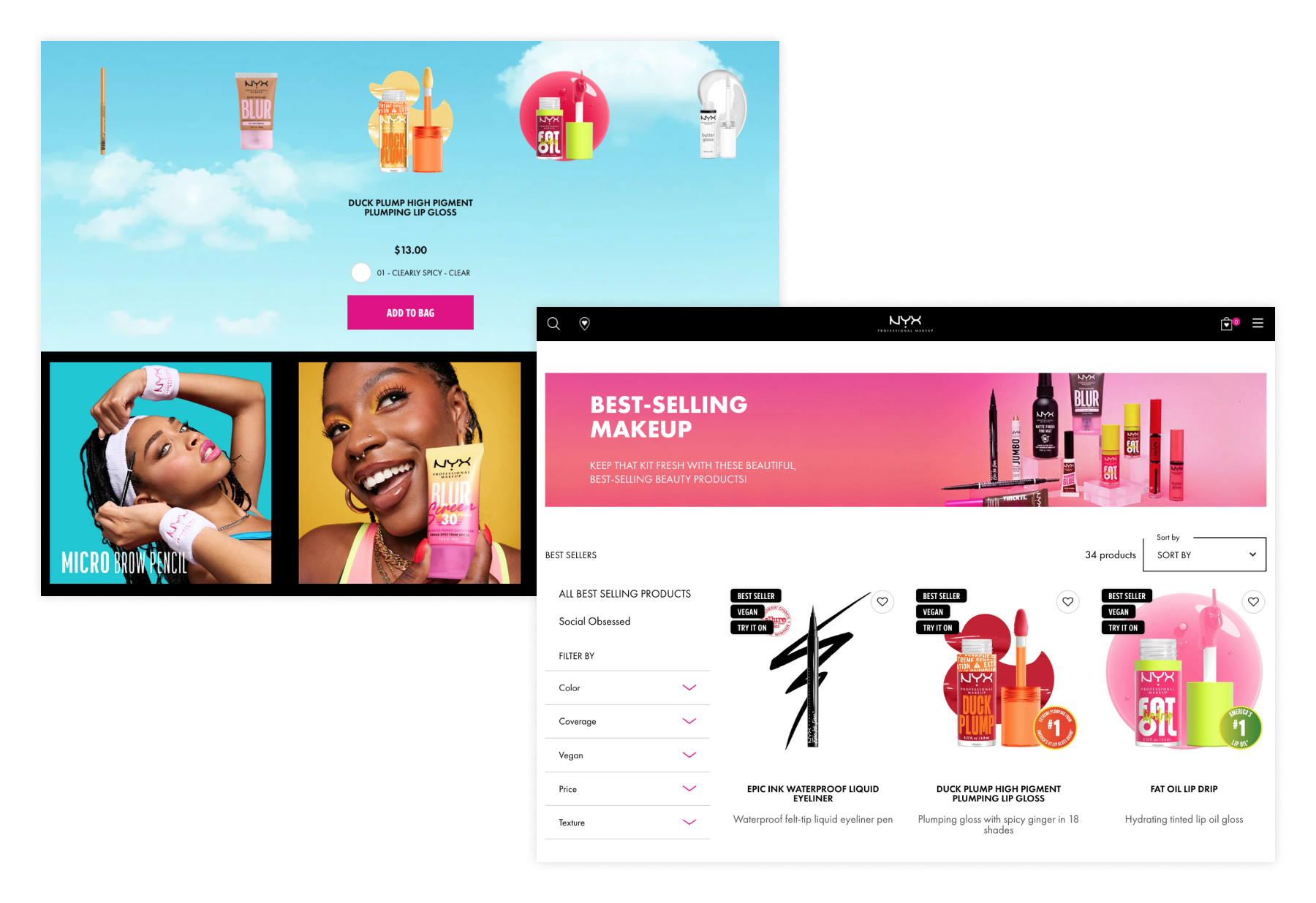 nyxcosmetics-nordics.com screenshots
