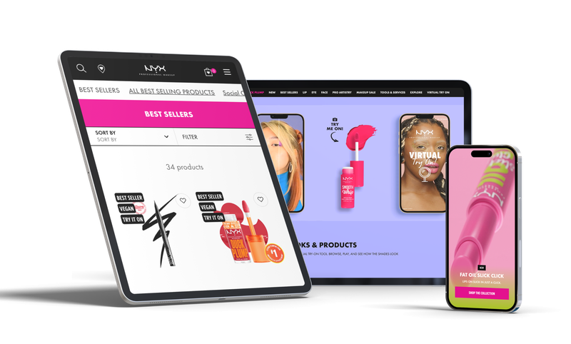 nyxcosmetics-nordics.com mockups