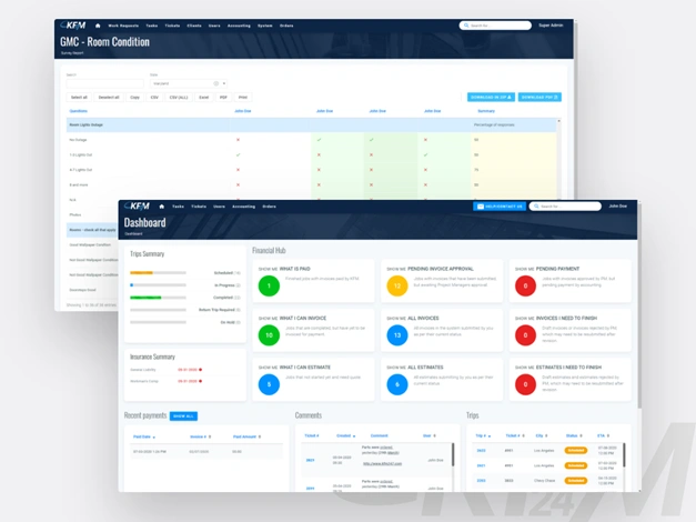 KFM 24/7 new system screenshot